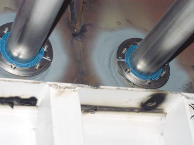 Надежная герметизация ввода водопровода